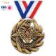 China Factory Price Sport  3D Metal Championships Gymnastics Award Medal Laser Engraver Logo Uniform Medallion