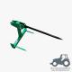 BS-1 Tractor 3 Point Bale Spear With Cat.1; Hay Spear For Bale Moving