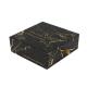 Qingdao Yilucai Top Quality Custom Cardboard Gift Drawer Box Black Marble