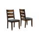 Gear Rustic Modern Wooden Dining Room Chairs Farmhouse Elm Wood Rattan Dining Chair In Gray