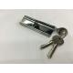 95mm(45*50) Double Zinc Cylinder with 3 iron normal keys Surface finish CP
