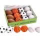 Soft PU Foam Anti Stress Bouncing Soccer Ball Squeeze Basketball Toys