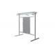 Easy Assembly Metal Material Garment Display Stand For Shopping Mall