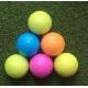 color crystal golf ball with two pieces