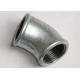 Thread 1/2 45 Elbow GI Grooved End Pipe Fittings For Plumber Works