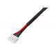 Rectangular Electrical Wiring Harness Red Color Crimping Processing Way High Safety