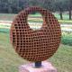 Orb Shape Corten Steel Garden Sculpture Artwork Three Dimensional