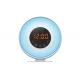 Gradual Wake Up Light Warm White Morning Sunrise Led Light Up Alarm Clock