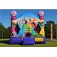 Fire - Resistant Inflatable Bouncer , Blow Up Disney Princess Jumping Castle