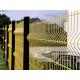 Powder Coated / Galvanized Wire Mesh Fence Panels 3D Curved Easily Assembled