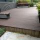 Treated Wood Carbonized Bamboo Decking Boards 4.8M Custom