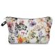 Soft Makeup Pouch Travel Bags For Toiletries Waterproof Wild Grasses Flowers