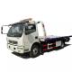4 - 5 Ton Flatbed Wrecker Tow Truck / Hydraulic Right Hand Drive Truck
