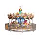 QiangLi 24 Seats Luxury Carousel , Large Merry Go Round For Theme Park