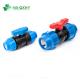 PP Compression Fittings Plastic PP Union Coupling 90 Degree Tee for Irrigation System