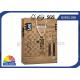 SGS / FSC Customised Creative Kraft Paper Gift Bags With PP Rope Handle Tags