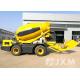 4 Cubic Meter  Self Loading Concrete Mixer With Self Propelled Concrete Mixing System Easy Operating