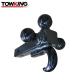 2 Tubular Shank Tri Ball Hitch With Black Balls And Recovery Hook