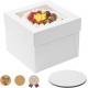 CMYK / Pontone Offsent Printing Cake Packaging Boxes For Product'S Protection And Presentation
