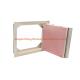Pink  Heavy Weight Steel Hatch With Removable Inner Door Gypsum Board