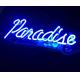 Neon Signs Blue Paradise Beer Bar Bedroom Neon Light Handmade Glass Neon Lights Sign for Bedroom Office Hotel Pub Cafe R