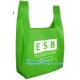 Promotional custom metallic laminated non woven bag, fabric reusable shopping bag, eco friendly non woven bag, pak, pkg