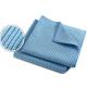 Blue Microfiber Cleaning Towels Superpol Structure Car Cleaning Cloth
