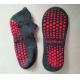 Eco - Friendly Pure Barre Non Slip Grip Socks / Dance Non Slip Ankle Socks Customized Color