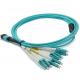 Mpo Lc Duplex 8F Optical Fiber Patch Cord 5m Cable PC APC Polish