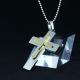 Fashion Top Trendy Stainless Steel Cross Necklace Pendant LPC445