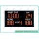 Indoor Outdoor Basketball LED Scoreboard With Internal 24 Seconds
