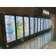 Supermarket Multideck Open Chiller Split Display Frozen Showcase With Doors