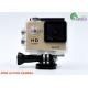 Multi Languages 1080p Hd Wifi Action Camera With Waterproof Case / Lithium Battery