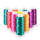 120d/2 Spun Polyester Viscose Rayon Embroidery Thread 100g Cone for Hand Embroidery