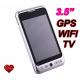 H300 Dual Sim Android GPS WIFI TV Mobile phone with 3.5 inch resistive touch screen