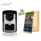 High Solution Stable Remote Control WIFI Wireless Video Door Bell Internet Video Door Phone With Free APP