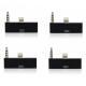 colorful 30pin to 8 Pin AUDIO ADAPTERS converter for iPhone 5 5s 5c Itouch Nano 7 Black