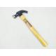 8OZ American Type Carbon Steel Claw hammer with wooden handle and black painted surface