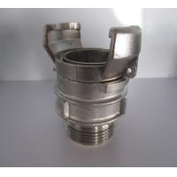 SS316 Stainless steel Coupling with male thread and lock ring EN 14420-8