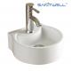 ceramic basin White above counter basin Vessel Sink  Washing Basin Countertop Ultra Thin Edge Bathroom Art Basin