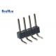 Machined Breakaway PCB Male Connector PA6T PBT LCP Right Angle Pin Header