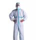 Microporous Safety Disposable Protective Coveralls / Isolation Suit CE FDA Approved