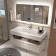 120cm-180cm Solid Wood Bathroom Vanity Artificial Stone Wash Basin Cabinet Set