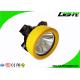 IP68 Waterproof Miners Cap Lamps Cordless 5000lux Brightness Small Size PC Material