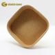 White Square Bottom Paper Bowl For Restaurants Cafes Food Trucks