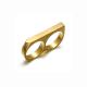 Double Finger PVD Vaccum 0.005mm Tolerance Brass Steel Ring