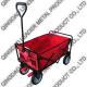 Folding Utility Wagon with Red 600D Polyester single-layer bag & brake - TC1011 S