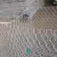 Stone Cages Hexagonal Wire Netting PVC Coated Gabion Box Silver Color