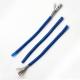 Transparent Blue Shield Cat 5 Ethernet Cable 0.46mm Solid OFC Conductor