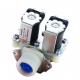 DN20 G3/4 1 In 2 DC 12V 24V AC 110V 220V Pressure Dual Electric Water Inlet Solenoid Valve Normally Close For Washing Machine